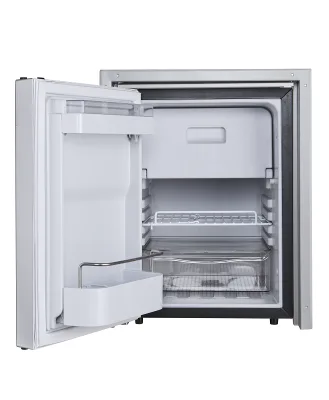 CoolRide 50L Portable Yacht Refrigerator Aluminum Door Refrigerator Pre-Installtion Hinge Transparent Components