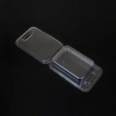 R-PET/PVC PVC/PET Plastic Pack Box clear Clamshell Box