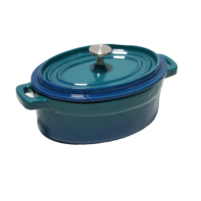 Cast Iron Cookware Mini Casserole 12cm Cocotte Cooking Pot Restaurant Casserole