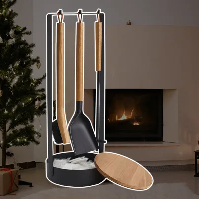 Hot Sale Modern Metal Fireplace Tools Accessories Chimney Essentials Fire Pit Tool Set