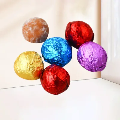 Manufacturer Custom Embossed Printing Luxury Private Label Colored Chocolate Foil Wrapping for Gift Product