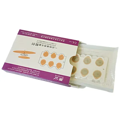 Disposable Sterile Press Needle Six Packs of Foam intradermal needle screw needle Conductive tape