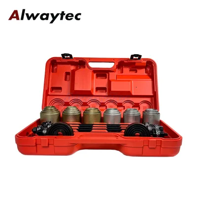 Universal Pull Press Sleeve Kit Bearings Seal Removal Bushing Driver 26 Pcs  Bushing Disassembly Tool M10. M12. M14. M16.