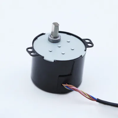 Faradyi 50BYJ46 Permanent-Magnet Gear-Reduced Stepper Motor; 12V DC 2-Phase 50Nm Torque for Bathroom/Air-Conditioner/Fan Use