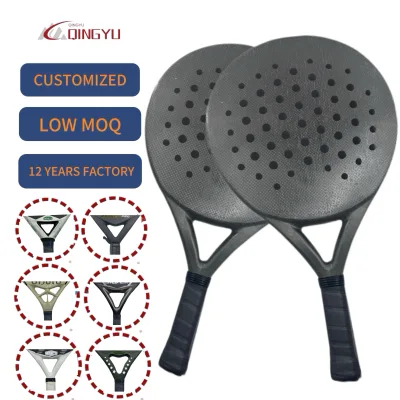 Factory Wholesale Hot Selling Customized Carbon Fiber Paddle Board Racket 12k 18k Graphite Tennis Rackets Portable Design