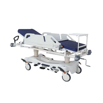 ISO CE Certified Multifunctional HydralicEmergency Strctcher Trolley for Urgent Rescue Medical Use Source Factory Wholesale