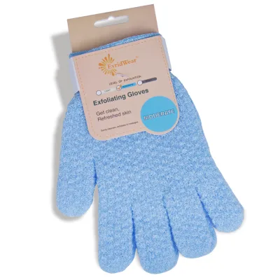 Professional Customized Nylon Exfoliating Gloves With Factory Price