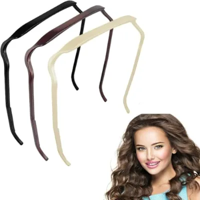 Thick Curly Hair Square Sunglasses-Shaped Invisible Headband Hairstyle Fixing Tool Styling Accessories Good Elasticity