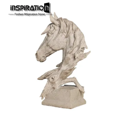 Artificial Stone Animal Status for Outdoor Garden Decor Natural Stone Garden Statues