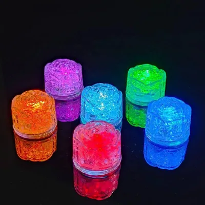Waterproof Led Ice Cube Multi Color Flashing Gift Glow in the Dark for Bar Club Drinking Party Decoration