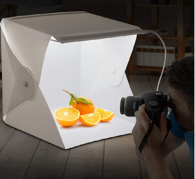 6 Color Background Portable Foldable Led Mini Photo Studio Light Box Photography Studio for Mobile or Camera With 20cm