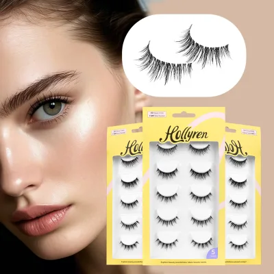 High Quality Clear Band Manga Lashes Spiky Anime Lashes Look Like Individual Clusters