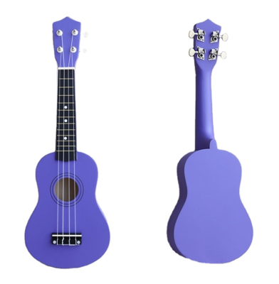 Playing Guitar Toy 4 Strings Ukulele 21 Inch Colorful Wooden Classical Ukulele