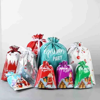 Christmas and Halloween Candy Gift Bags for Holiday Supplies Festive Christmas Candy Packaging