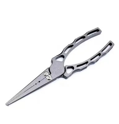 High Quality One-piece Forged Stainless Steel Body Tungsten Steel Blade Lightweight 145g Plier for Fishing