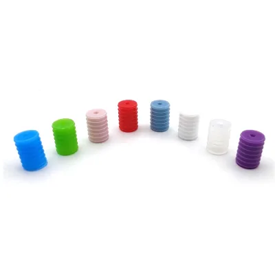 Soft Cord Locks Silicone Toggles Stopper Drawstring Elastic Band Adjuster Buckle Rope Cord Lock