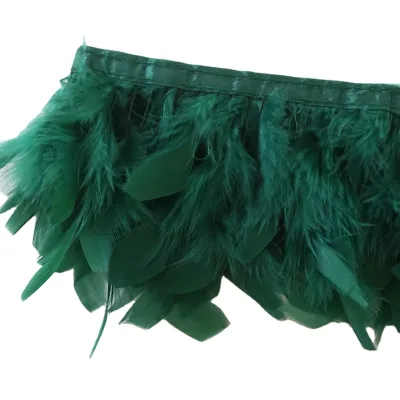 Cheap Natural Colorful Duck Feathers for Crafts African Lace Turkey Feather Trim
