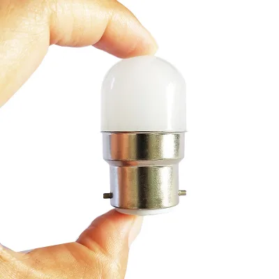 T26S Small Aluminum LED Bulb Lamp E27 Mini Wide-Voltage 12-80V & 85-265V B22 Bayonet Base 2W Residential Use
