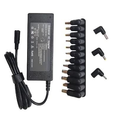 108W AC/DC Notebook Power Adapter 12-20V Adjustable Multi-Function Charger 15pcs Interfaces US Socket Standard Made PC Material