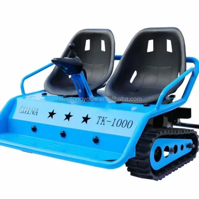 Tracked Car, Two Children Can Do Snowmobile, Can Be Used in the Beach Square