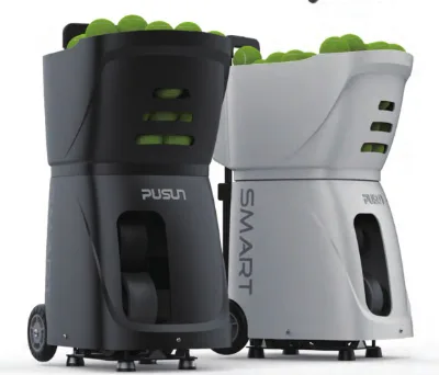 Spara Palle Tennis PT SMART Portable Tennis Ball Machine App Control Rechargeable 100 Balls Capacity for Home Training