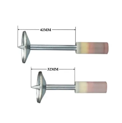 Integrated Steel Ceiling Nail Common Nail with Smooth Barbed Fluted Ring Spiral Shank Types for Silencing Purpose