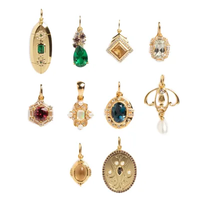Gemnel High Quality Jewelry 925 Sterling Silver Free Combination Charms for Necklace.