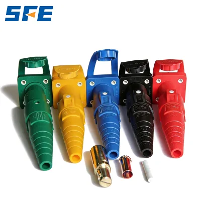 SFE CM200 Single Core Panel Mount Socket High Current 200A IP44 Waterproof Female Cam Lock Connector Copper Contact Automotive