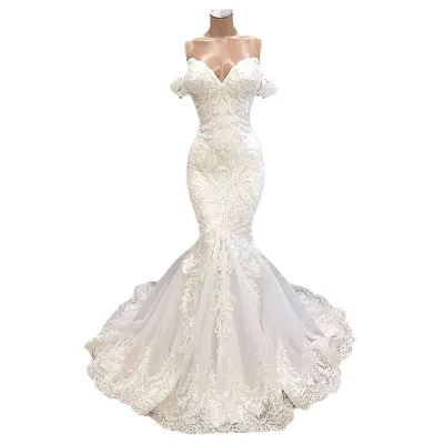 S3576F    New Hot-selling High-quality High-end Mermaid-style Minimalist  Ethereal Bridal Wedding Dress