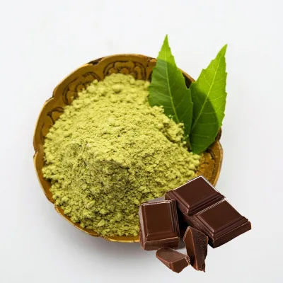Organic Green Tea Powder Healthy Matcha Bubble Tea Drinks for New Age People Slimming Tea Vacuum Sachets Bags Manufactured China