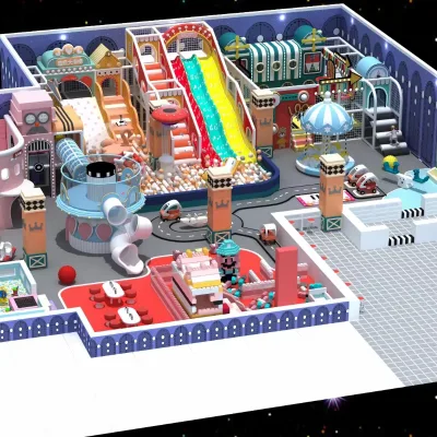 Castle-themed Amusement Park, Trampoline Hall Equipment in Shopping Malls, Children's Indoor Playground