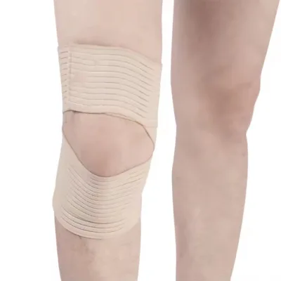 Hot Sale Quality Best Knee Support for Arthritic Knitting Elastic Adjustable Soft Knee Support Brace
