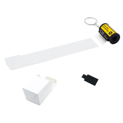 Heat Transfer Film Keychain PET Plastic Sublimation Blank Double Sided Printing For Custom Designs