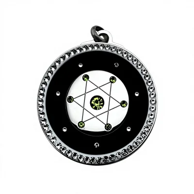 Factory Wholesale New Stainless Steel Jewelry Crystal Healthy Stones Negative Energy Pendants