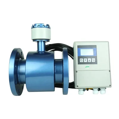Electric Magnet Flow Meter Dn100 Split Type Stainless Steel OEM Sea Water Flow Meter