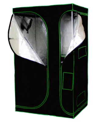2-in-1 Metal for Separated Veg Bloom Chambers Waterproof 600D Oxford Fabric Eco-Friendly Indoor Plant Tent for Seedlings