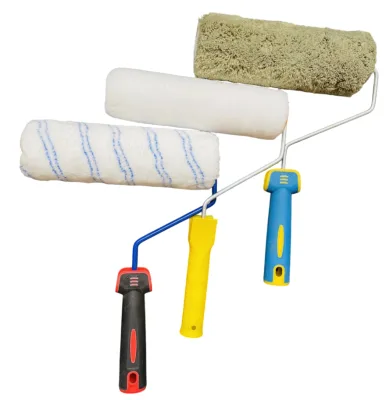 Custom DIY Oil-based Polyester Long-nap Microfiber Wall Decorative Microfiber Paint Roller Brushes for Interior Wall Painting