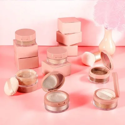 Make Your Own logo Setting Powder Makeup 6 Colors Face Cake Powder