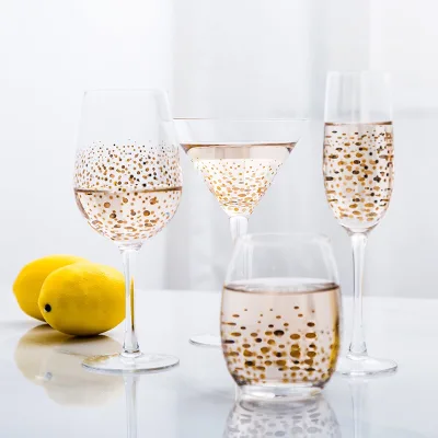 Wholesale High Quality Wholesale Cheap Champagne Glass Handmade Clear Wine Glass