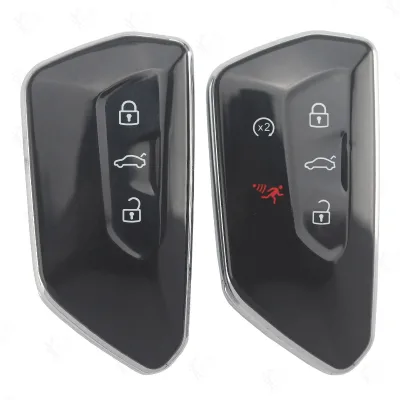 Car Key Shell Replacement Smart Card Remote Key FOB case for for New Volkswagen VW Golf 8 Skoda ID Teramont Tayron MQB