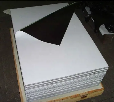 Durable 0.3mm Flexible Soft Eco-friendly Permanent Magnetic Paper Sheet Custom Size Self Adhesive Inkjet Printable Advertising