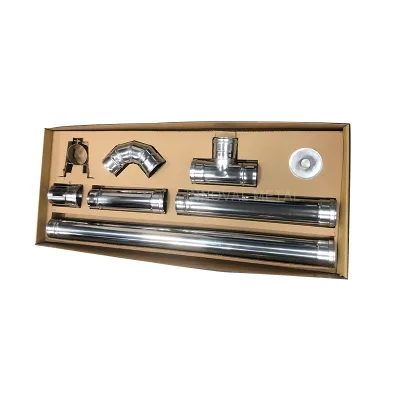 Factory Price Flue Pipe 80mm Single Wall Stainless Steel Chimney with Packing Component Selection Supportable