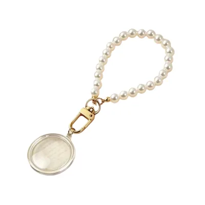 Acrylic keychain blank shell blank calligraphy transparent acrylic keychain custom photo frame keychain