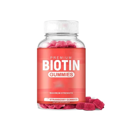 Hot Selling Skin Care Hair Nails Skin Support Gummy Supplement Strength Sugar Free Biotin Gummies
