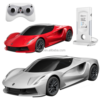 E734-003 LOTUSEVIJA RC New Energy Sport Car 2.4G Automatic Parking Fast Charger Racing Car With Music
