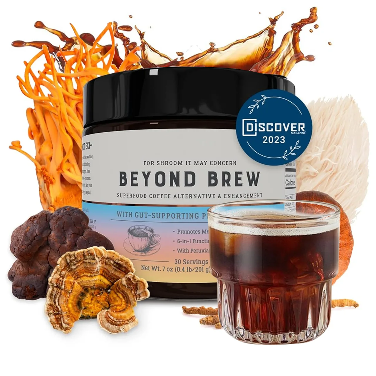 Mushroom Coffee Functional Organic Ganoderma Mushroom Extract Powder Instant Coffee Premium Health Benefits