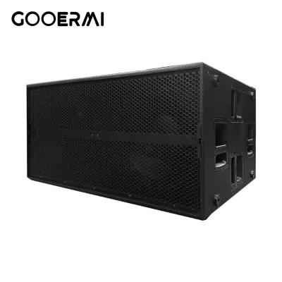 Gooermi 3600W Active Subwoofer SUB9006-AS Powered 18" Bass Loudspeaker for Stage Live Event Concert DJ Club Sound System