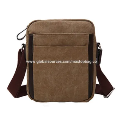 OEM Canvas Messenger bags for men and women, use as cross-body bag