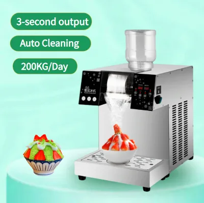 Electric Japanese Hawaiian Outdoor Home Household Bowls Korean Snowflake Snow Korean Shaved Ice Shaving Machine Commercial Maker