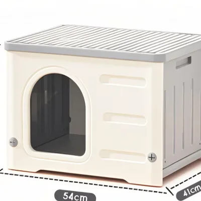 Hot Sale Rain-Proof Outdoor Cat House Washable Small Dog Shelter for All Seasons Enclosed Cat Shelter for Stray Cats